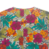 BENTLEY Womens Printed Top Green Sleeveless Floral L