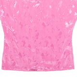 TESS Womens Printed Top Pink Sleeveless Floral M