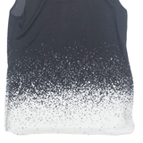 SELECT Womens Printed Top Black Sleeveless Polka Dot S