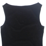 NECESSARY OBJECTS Womens Cropped Top Black Sleeveless M