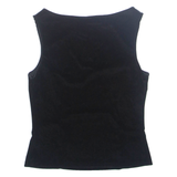 NECESSARY OBJECTS Womens Cropped Top Black Sleeveless M
