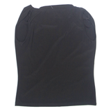 DAPHNE Womens Top Black Sleeveless M