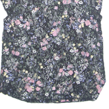 LAUNDRY Womens Printed Top Black Sleeveless Floral S