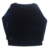 CALIFORNIA DYNASTY Womens Blouse Blue Long Sleeve L