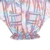 Womens Printed Top Blue Floral M