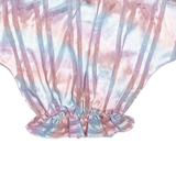 Womens Printed Top Blue Floral M