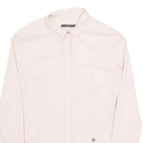 GAUDI JEANS Womens Shirt Pink Collared Long Sleeve M