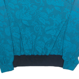 NOTATIONS Womens Printed Blouse Blue Long Sleeve Floral M