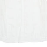 Womens Shirt White Collared Long Sleeve M