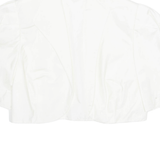 Womens Waistcoat White Collared M