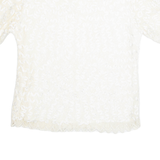 Womens Top Beige Floral M