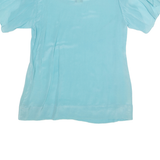 BLEUS Womens Bardot Top Blue L