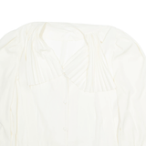 Womens Bardot Shirt Cream Long Sleeve M