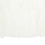 Womens Bardot Shirt Cream Long Sleeve M