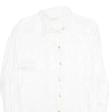 ALIELLE Womens Blouse White Long Sleeve Viscose L