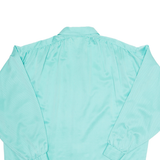 ARA MODELL Womens Bardot Blouse Blue Collared Long Sleeve L