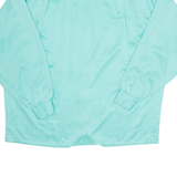 ARA MODELL Womens Bardot Blouse Blue Collared Long Sleeve L