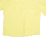 VANITY Womens Shirt Yellow Collared M