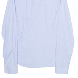 H&M Womens Bardot Shirt Purple Collared Long Sleeve S