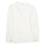 ONLY Womens Shirt Beige Collared Long Sleeve S