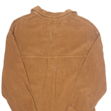 BERSHKA Womens Blouse Brown Collared Long Sleeve L