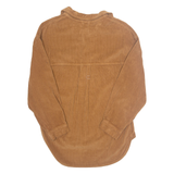 BERSHKA Womens Blouse Brown Collared Long Sleeve L