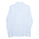 OLYMP Womens Shirt Blue Collared Long Sleeve M