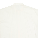 ACKERMANN Womens Blouse Cream Collared Sleeveless L