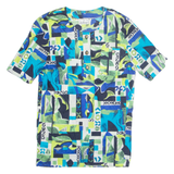 SCHNEBERGER Womens Oversized Top Blue Crazy Pattern M