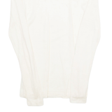 SAWACO Womens Top Cream Long Sleeve Suede S