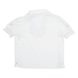 Womens Top White Collared M