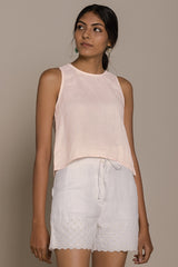 Raindrops on Flip Flops Shorts in White