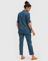 The Goes with Everything Pant in Poplin Blue
