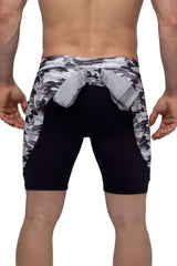 Reverse Gray Camo Shorts