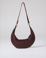 hyer goods ring bag convertible leather hobo bag#color_burgundy