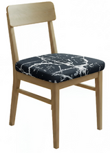 Anyseat Chair Cover Black White Splash Print Stretch Seat Cover for Home Dinning Kitchen Washable Removable