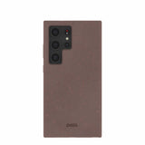 Chocolate Brown Samsung Galaxy S24 Ultra Phone Case