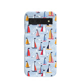 Powder Blue Sails and Seagulls Google Pixel 8a Case