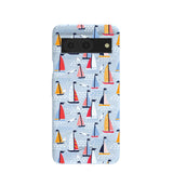 Powder Blue Sails and Seagulls Google Pixel 8 Case