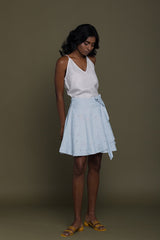 Sand in my Toes Summer Blue Skirt