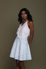 Sand in my Toes Summer Blue Skirt