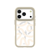 Clear Sandstone Wiggle iPhone 17 Pro Case With London Fog Ridge (MagSafe included)