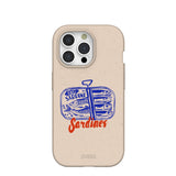 Seashell Sardines iPhone 15 Pro Case