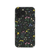 Black Shadow Blooms iPhone 13 Pro Max Case