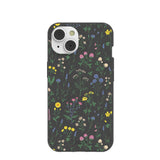 Black Shadow Blooms iPhone 14/16e Case