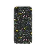Black Shadow Blooms iPhone XR Case