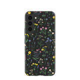 Black Shadow Blooms Samsung Galaxy S22 Case