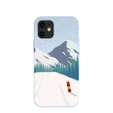 Powder Blue Shredding Peaks iPhone 12 Mini Case