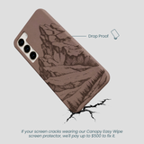 Chocolate Brown Silent Summit Samsung Galaxy S23+(Plus) Case