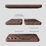 Chocolate Brown Silent Summit Samsung Galaxy S23+(Plus) Case